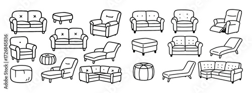 Upholstered Furniture Doodles
