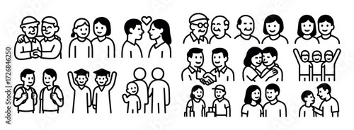 Minimalist Meeting Icons