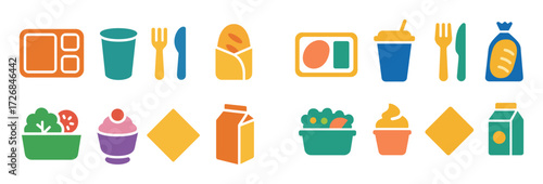 In-Flight Meal Icons