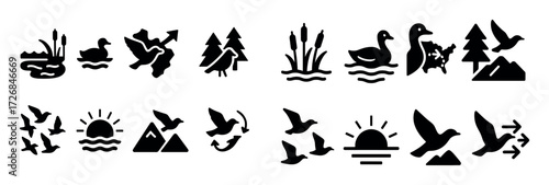 Migratory Bird Icons