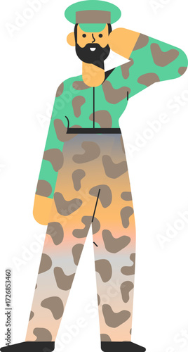 military man in military uniform