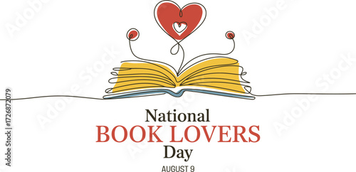 Celebrating national book lovers day with open book art