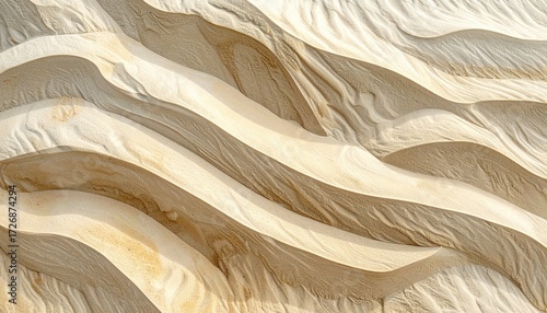Fototapeta Naklejka Na Ścianę i Meble -  Whimsical, sculpted sand dunes