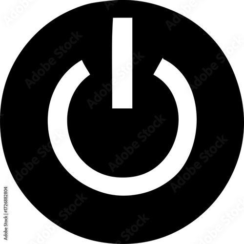 Power Button Icon Vector Illustration