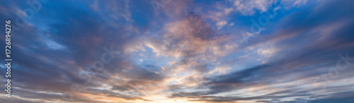 Photography The sky is blue with a few clouds