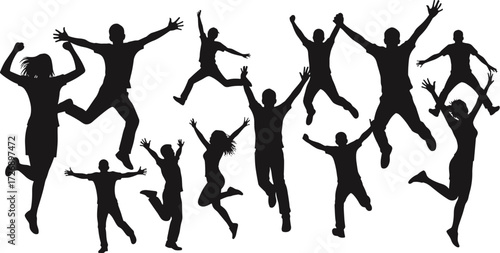 Banner Of Cheering FiguresBanner Of Cheering Figures