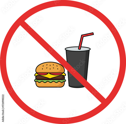 no fast food sign