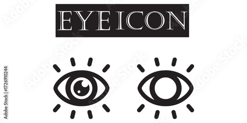 View icon. eye icon set