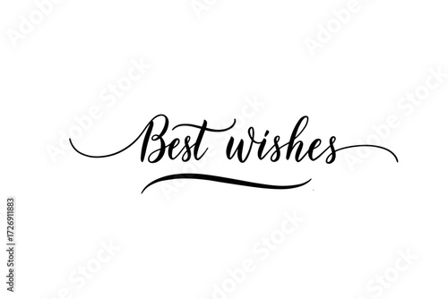 Sending best wishes greeting card design personal touch elegant environment creative viewpoint heartfelt concept. Vector illustration