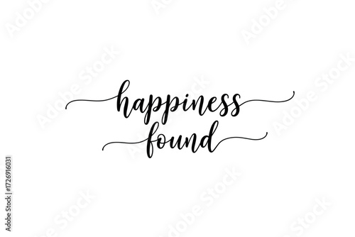 Finding happiness in everyday moments home inspirational quote cozy setting positive vibes. Vector illustration