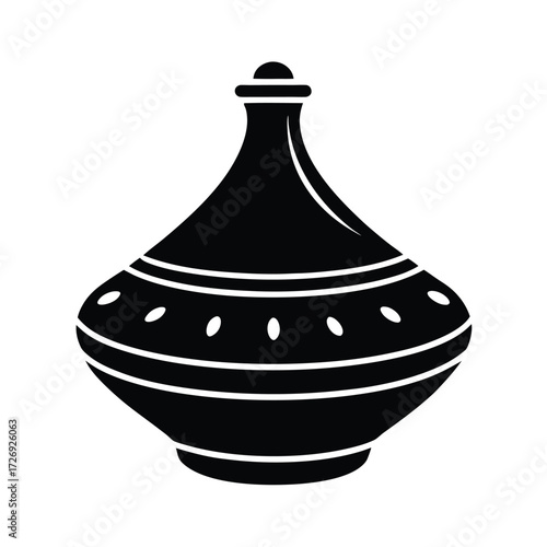 Tagine Shaped Cookie Jar In Kitchen