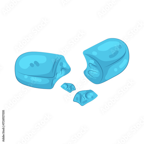 Illustration of Broken Blue Pill 