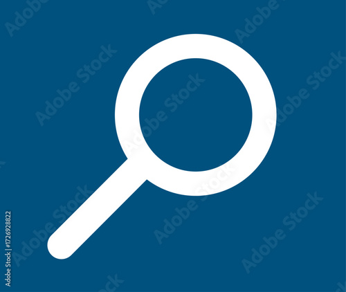 magnifying glass icon . searching icon vector illustration