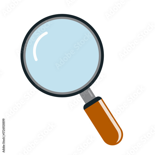 vector magnifying glass icon . search icon 
