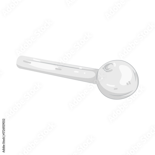 Illustration of Plastic Medicine Spoons
