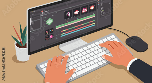 Video editing workspace