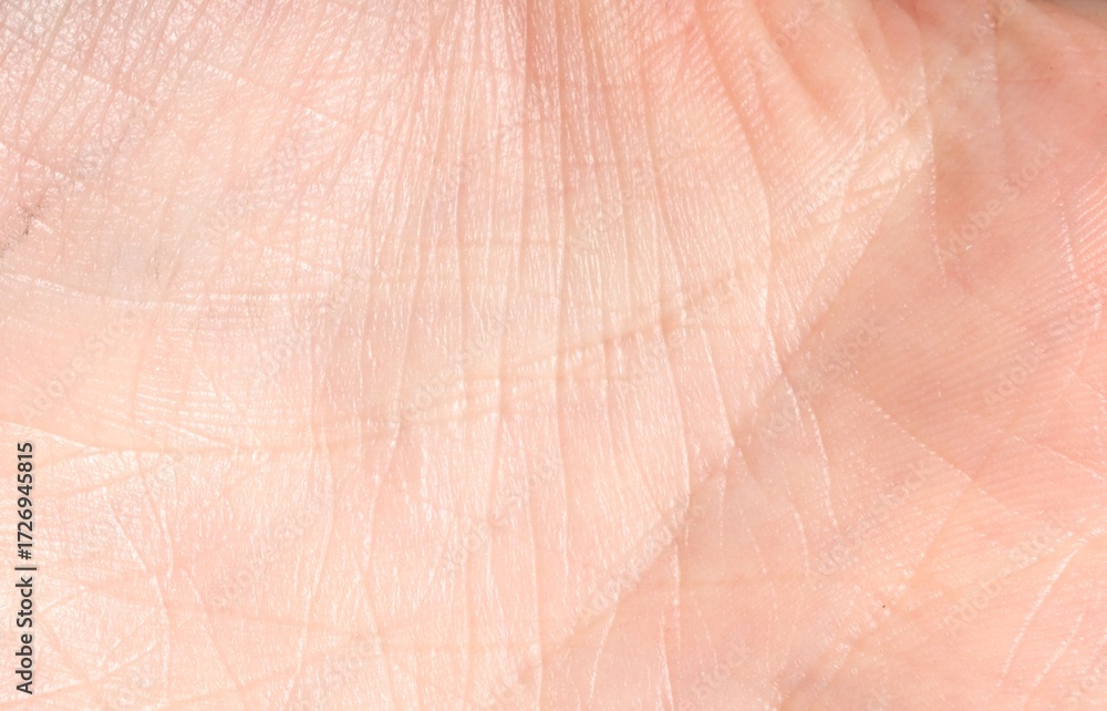 Fototapeta premium Human skin, closeup view. Detailed texture of surface