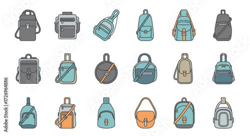 Unique Designs and Colors in Graphic Illustrations