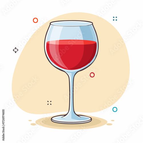 red wine glass