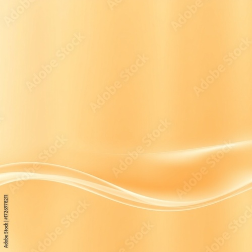 Creamy white and warm orange glass gradient with subtle waves. Bright and airy design perfect for clean, vibrant layouts. The image can be suitable for modern, clean layouts.
