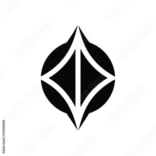 Flat modern logo polished clean vector design illustration