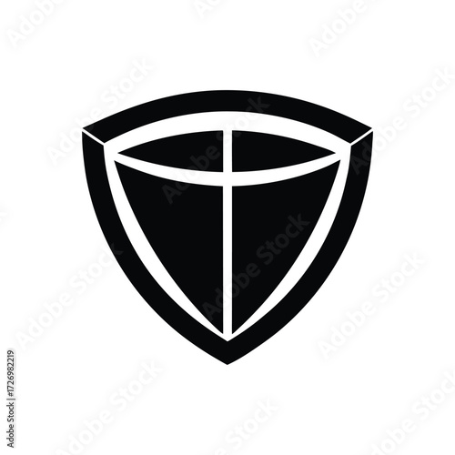Flat modern logo polished minimal vector design illustration