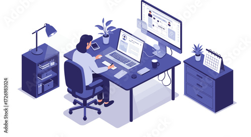 Driving Inclusive Success: Gender-Neutral Professional for Modern Business & Tech
