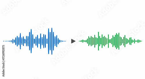 Vector illustration audio and video