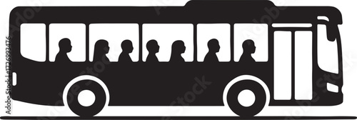 BUS VECTOR SILHOUETTE
