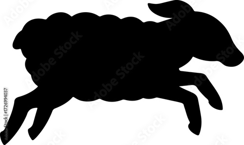 SHEEP VECTOR SILHOUETTE