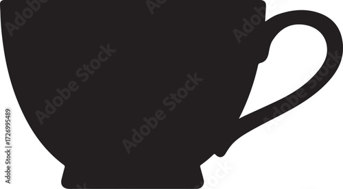 CUP VECTOR SILHOUET5TE