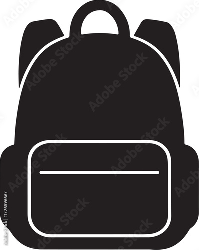 bag vector silhouette