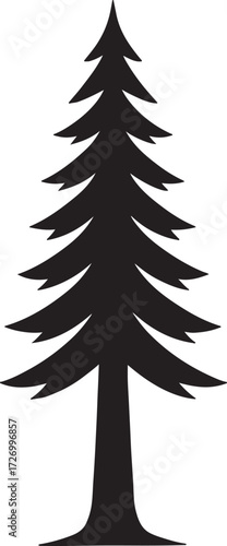 tree vector silhouette