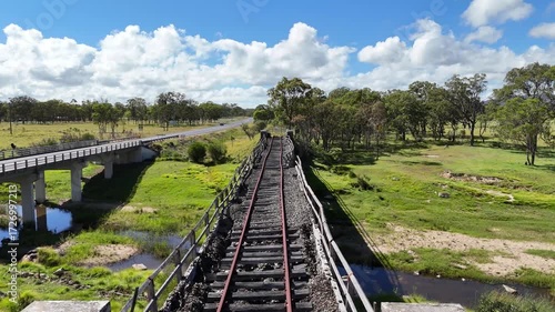 Country bridge and rail in North NSW