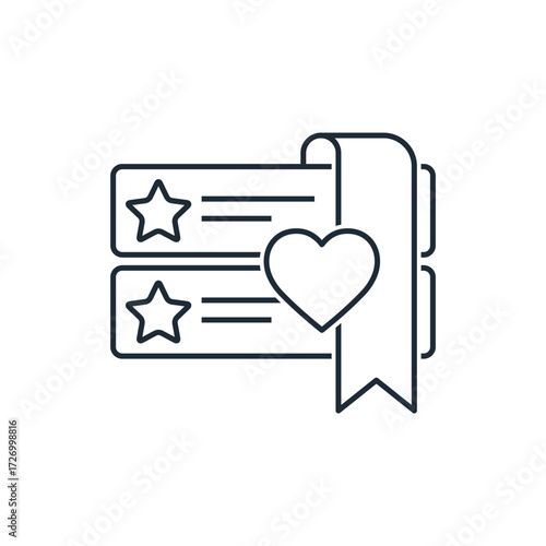 Wish list. To do list. Vector icon illustration isolated on white background.