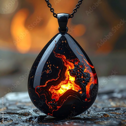 Lava teardrop pendant (1)