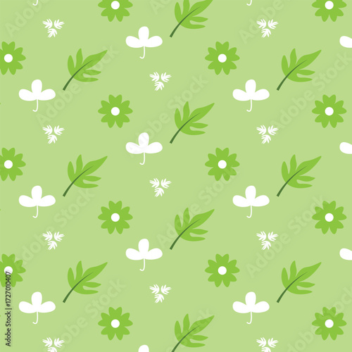seamless floral pattern with flowers