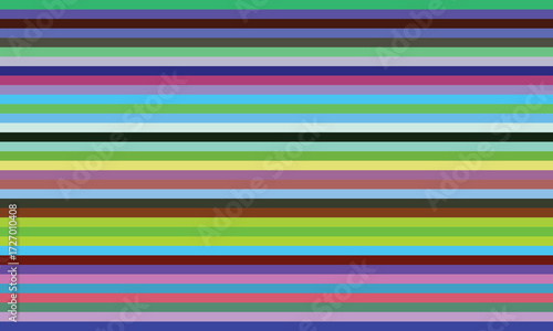 Vibrant horizontal stripes of rainbow colors textured background abstract design
