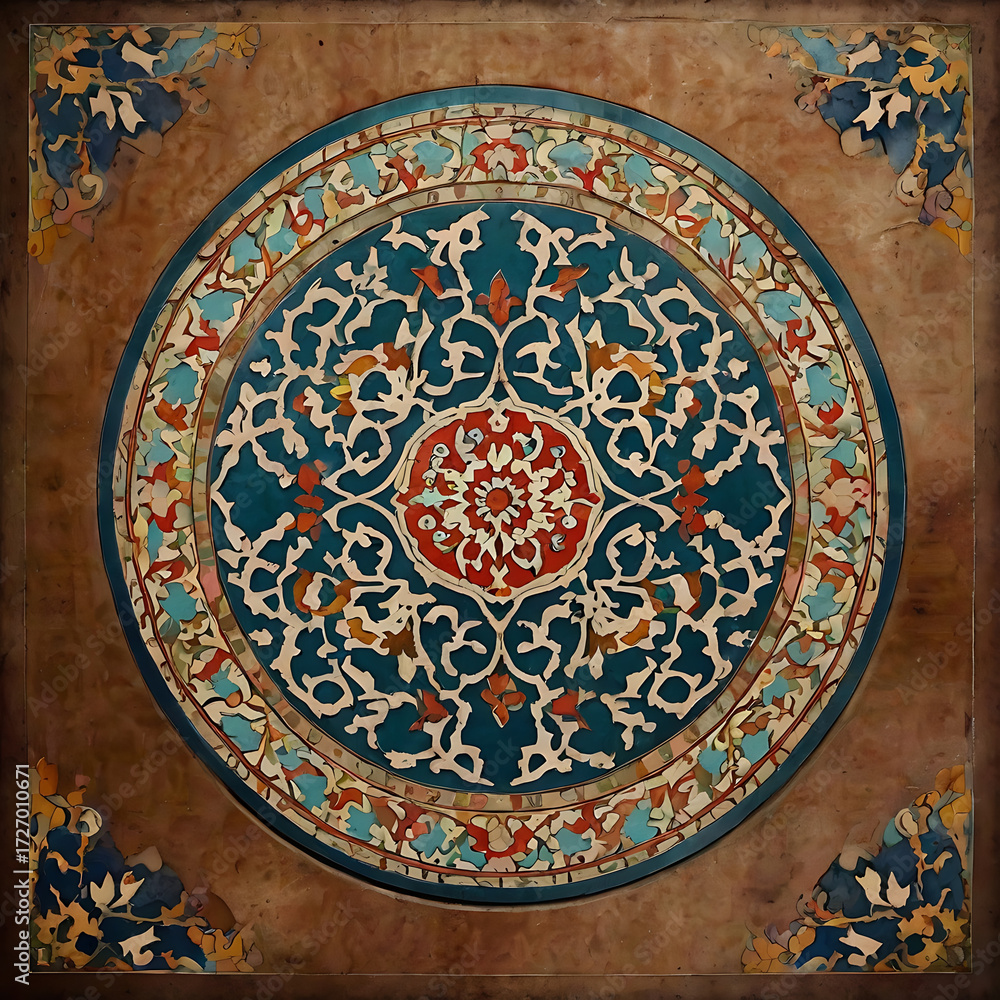 Fototapeta premium “Vintage Islamic Architecture & Ornamental Patterns”
