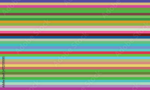 Wallpaper Mural Vibrant horizontal stripes pattern featuring a spectrum of bold and bright colors Torontodigital.ca