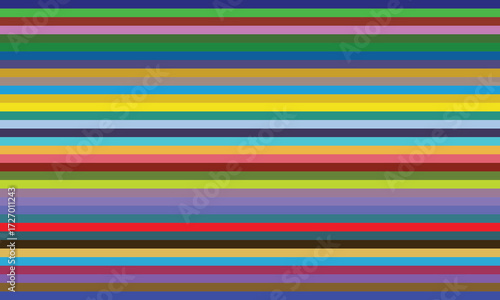 Vibrant horizontal stripes abstract background seamless pattern colorful gradient design