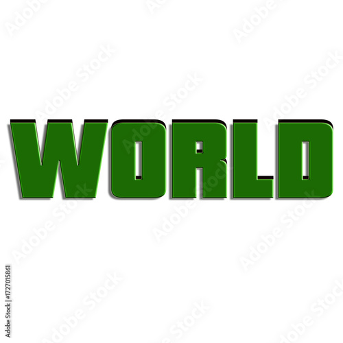 Bold Green 3D 