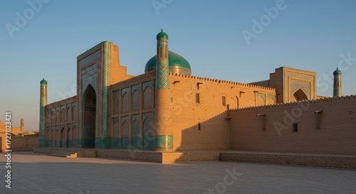 Ancient architecture exterior view sunny day