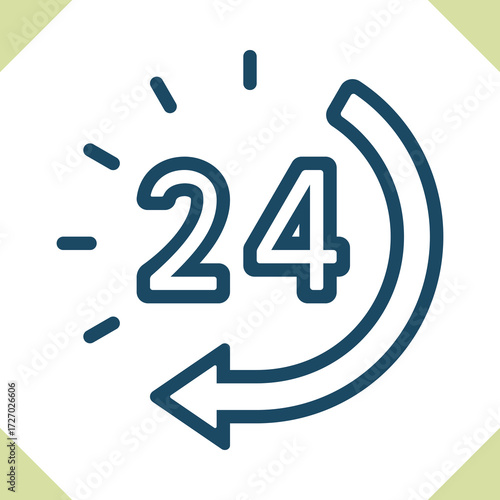 Around The Clock Icon