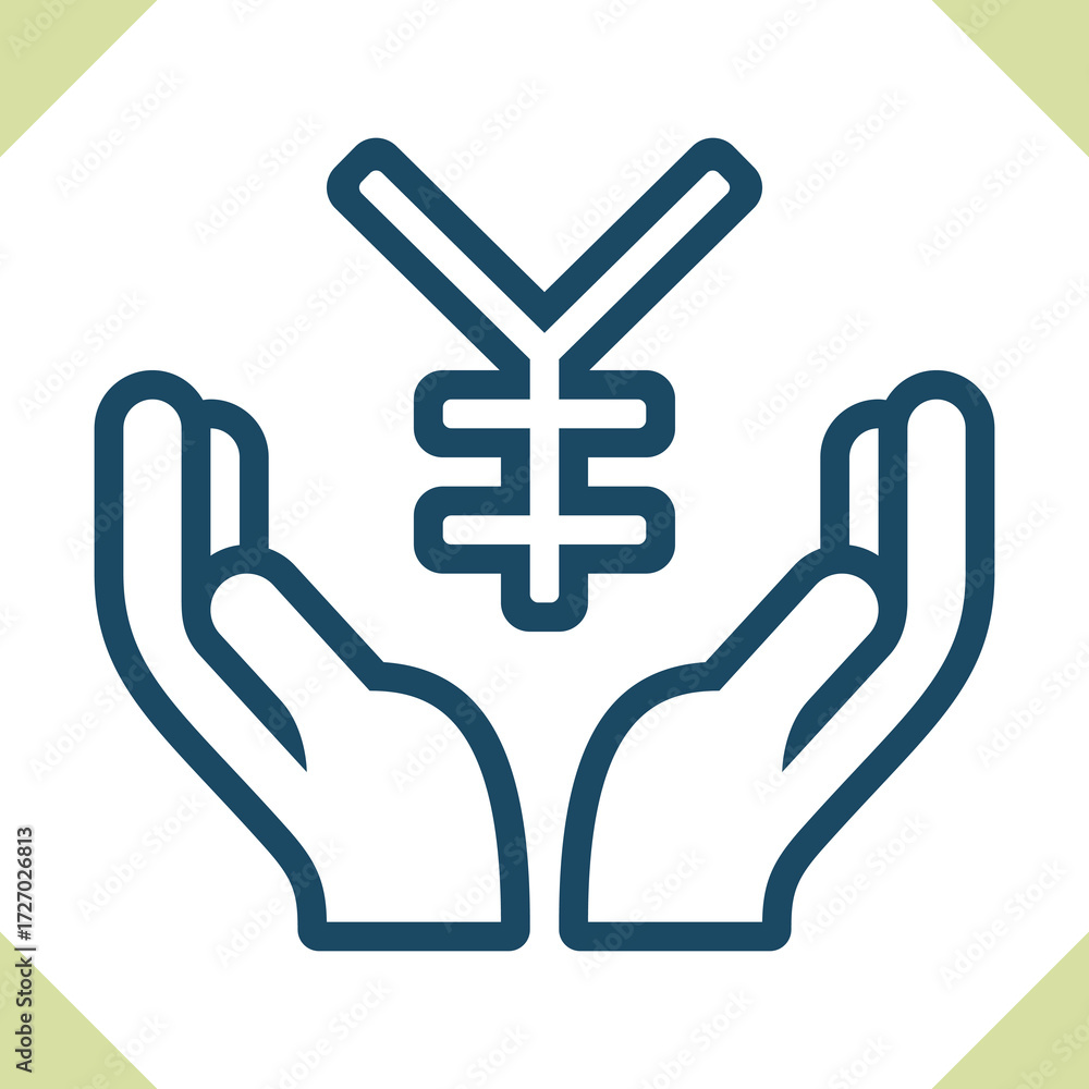 Obraz premium Currency - Yuan Icon