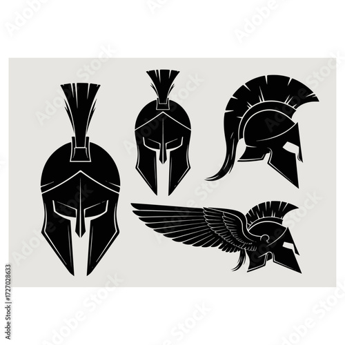 Spartan Helmets - Ancient Warrior Headgear Collection.