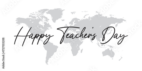 World Teachers' Day Celebration. Suitable for Teachers' Day background. October 5. Design illustration.
