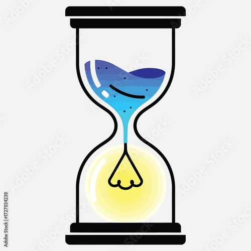 Hourglass Illustrating Time and Ideas A Conceptual Representation for Creativity and Thought