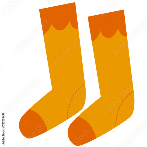 Orange Socks