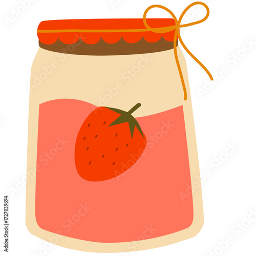 Jar of Strawberry jam